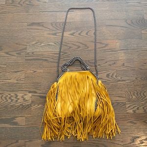 Stella McCartney Yellow Fringe Purse